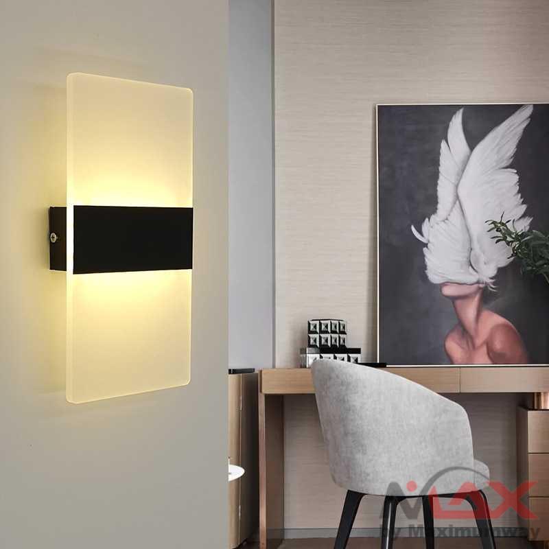 Lampu minimalis Dinding dekorasi hias minimalis LED 3W 2700-3500K Warm White ruang tamu kamar tidur cold White