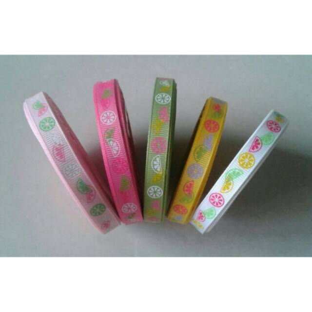 Pita grosgrain 3/8" fruit