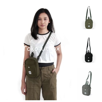 HACIGO Tusk Bag Tas Selempang Bonus Strap Sepeda Kanvas Waterproof