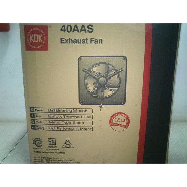 Jual KDK Kipas Angin Exhaust Fan Dinding   Tembok Besi KDK 40AAS Limited