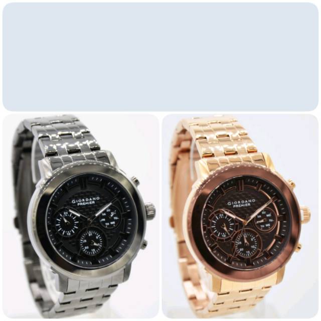 Jam Tangan Pria Giordano P 1055 Rantai Original Murah