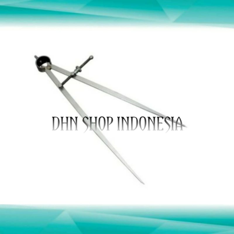 SOLAR jangka bubut lurus 10" / spring caliper divider 10 inch