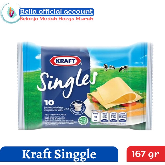 

keju Kraft Singles High Calcium with Vitamin D isi 10 Slice