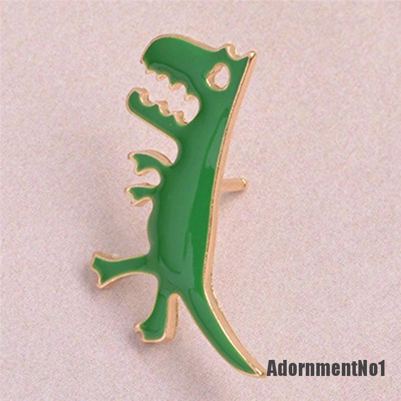 (Adornmentno1) Bros / Pin Desain Dinosaurus Enamel Untuk Aksesoris Pakaian