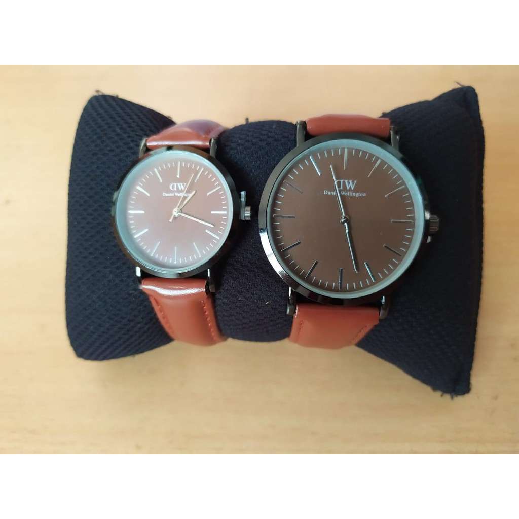 jam tangan DW Couple kulit kualitas Ori