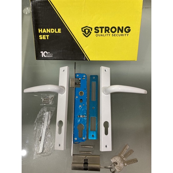 Handle + Kunci Pintu Sliding Aluminium Strong