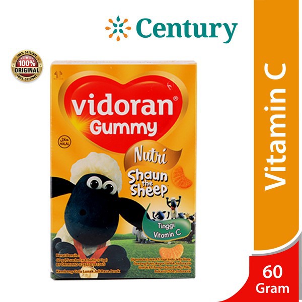 Vidoran Gummy Vitamin C 60 Gr / Daya Tahan Tubuh / Daya Tahan Tubuh / Permen Kunyah