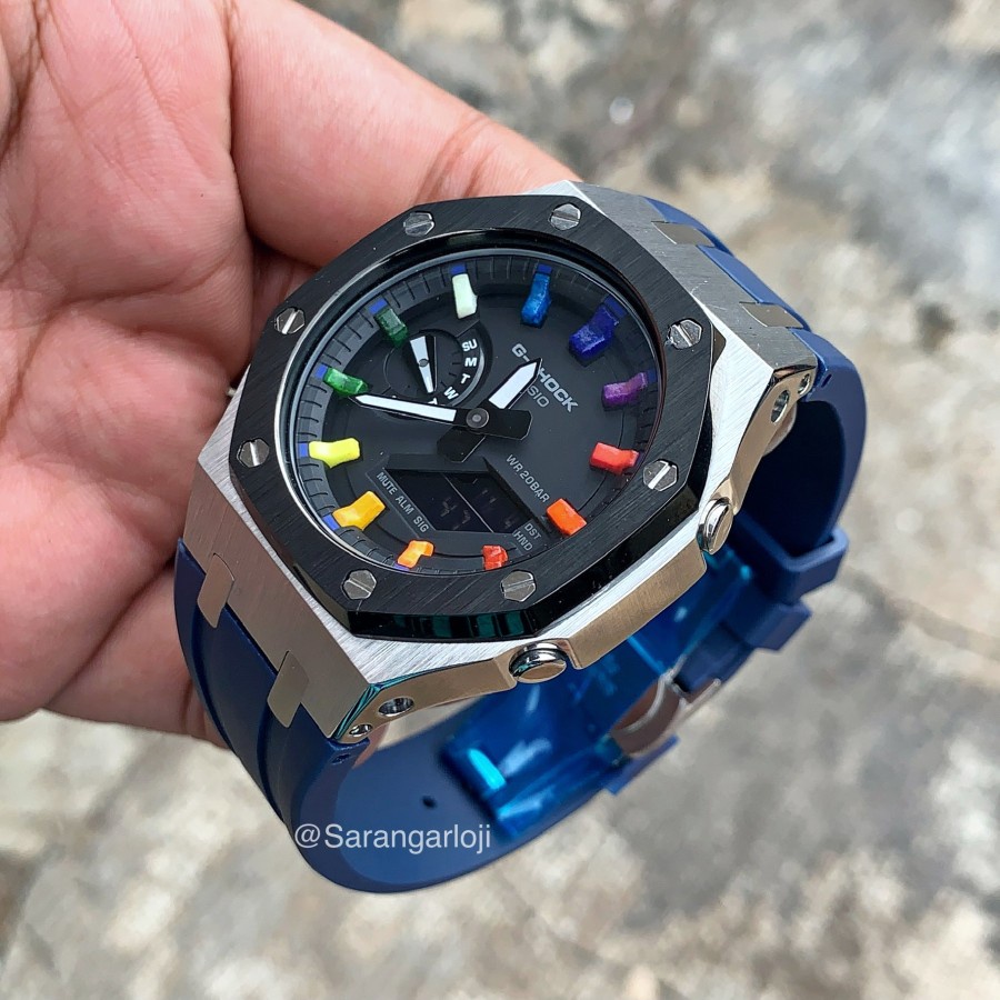 Jam Tangan Gshock Ga2100 Original & Garansi Custom AP Dial Lume