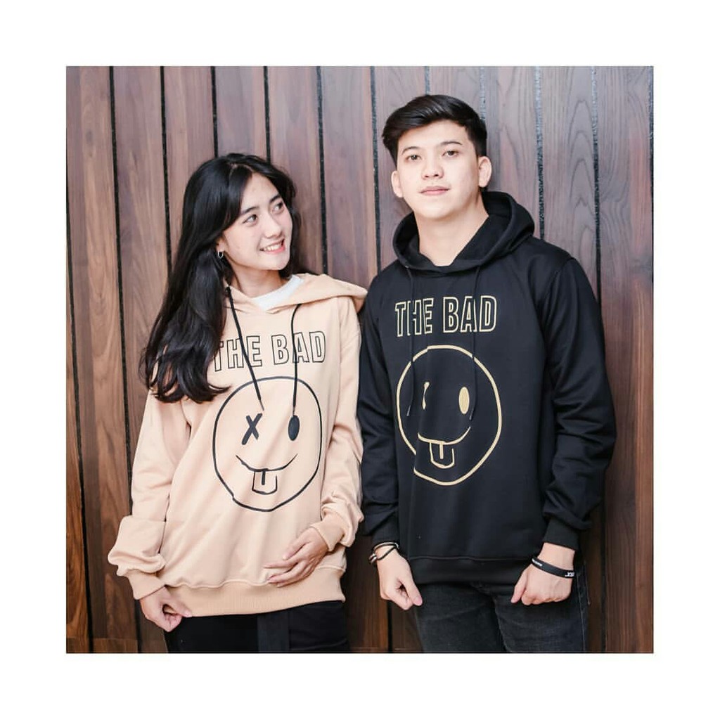 Hoodie Sweater THE BAD bisa couple jaket pria wanita