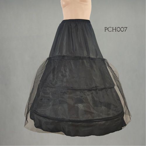 [BISA COD] PETTICOAT HITAM PENGEMBANG ROK GAUN PESTA PENGANTIN PCH007