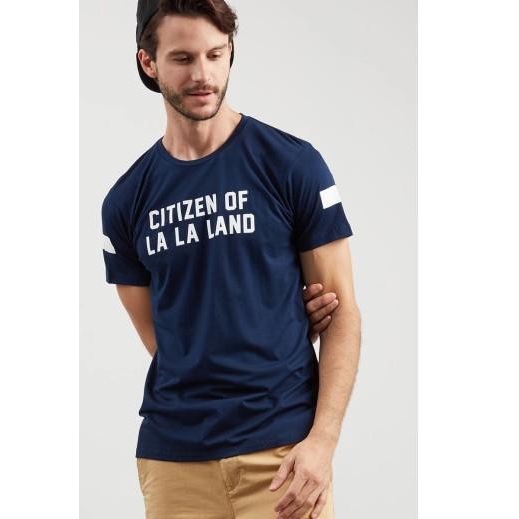 MT623K Kaos Instacool Pria Men Citizen Of Lala Land Navy