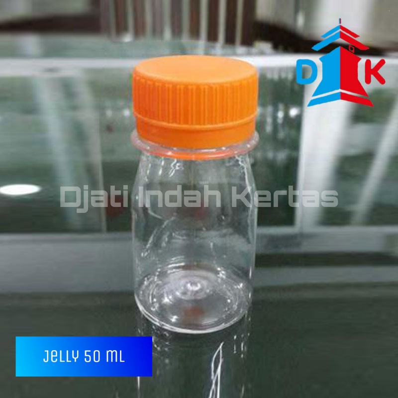 MURAH!!! Botol Minum Bening ( Jelly ) Sekali Pakai Uk 50 ml.