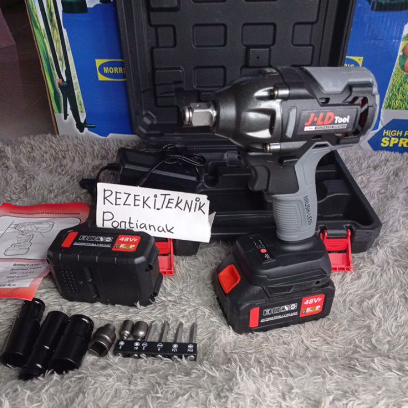 Pembuka Baut Mobil Motor Baterai 48Volt Impact Corddles