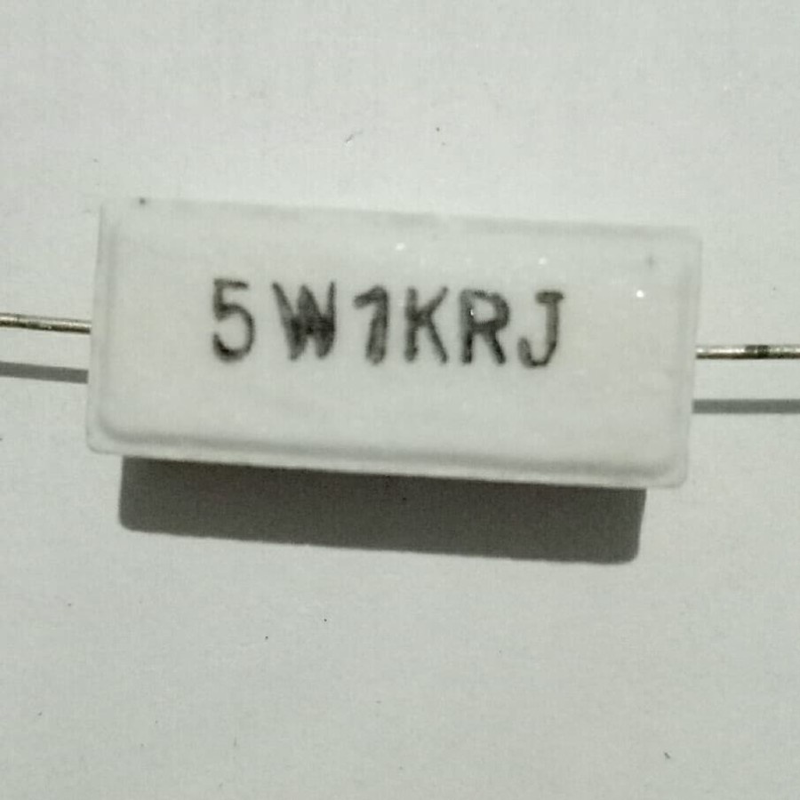 RESISTOR 1K 5W 1KOHM 5W 1KJ 5W