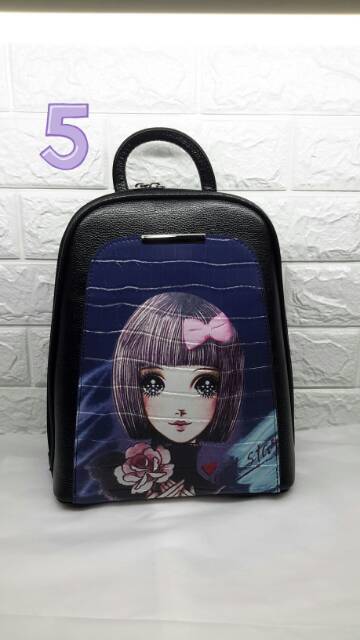 Ransel lukis fashion / ransel lukis import