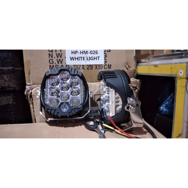 lampu sorot kabut aitovision disein baja original merk RYD  7inch