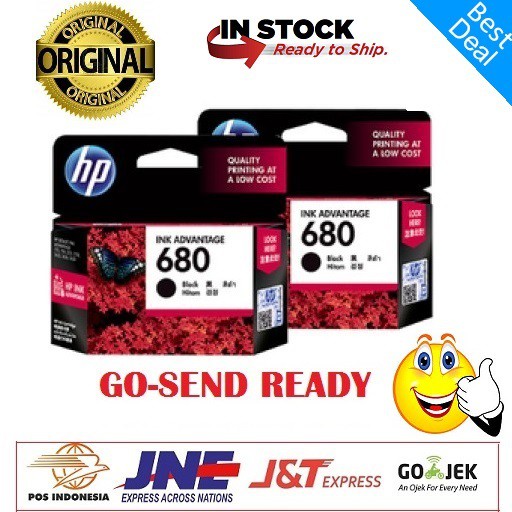 Tinta HP 680 Black Printer HP Deskjet 2135 3635