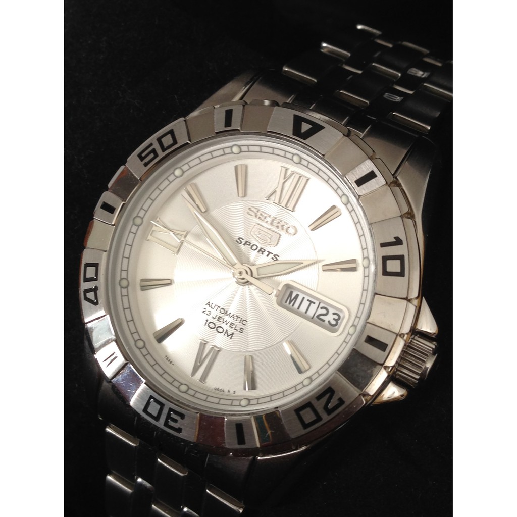 Seiko 5 Sports SNZH79K1 Automatic Silver Dial | Jam Pria SNZH79