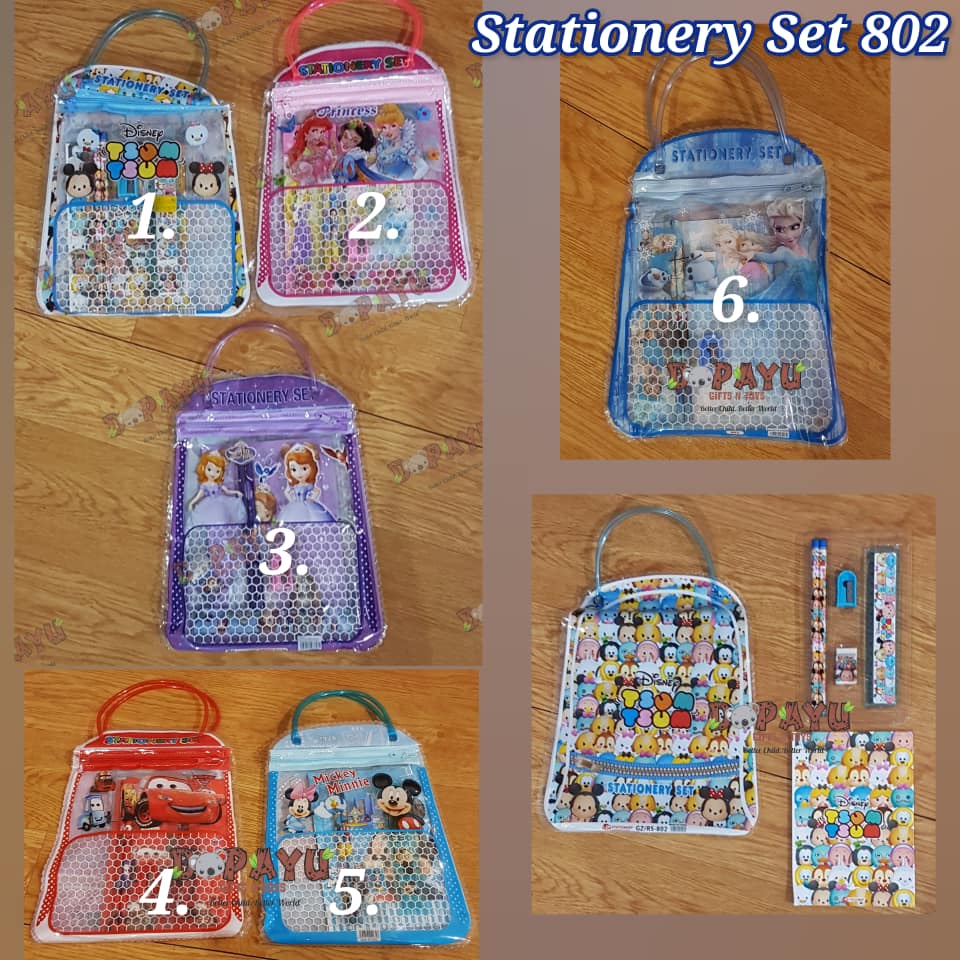 

SET PERLENGKAPAN ALAT TULIS STATIONARY SET TAS GZ RS802