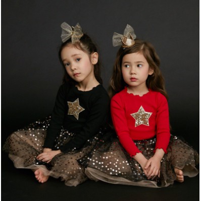 Plazababyku DRESS JOYFULL STARS EBV Baju Dress Anak Perempuan Import 6 bulan - 6 Tahun