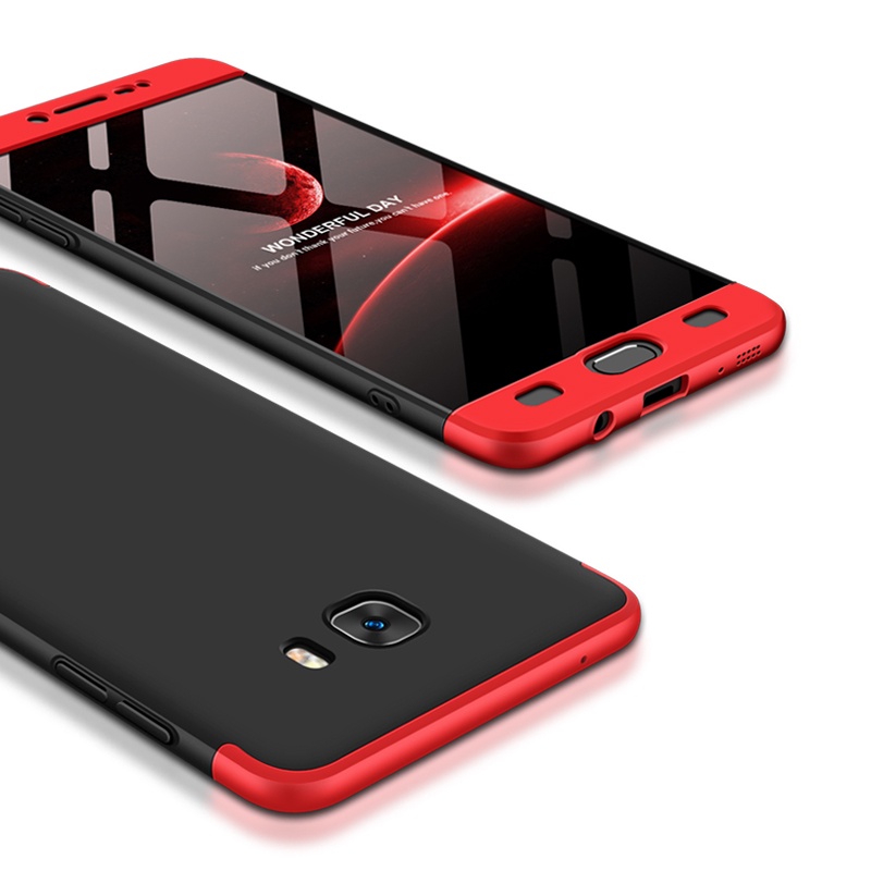 SAMSUNG C9 PRO Casing Armor 360 Full Cover Hard Case GKK