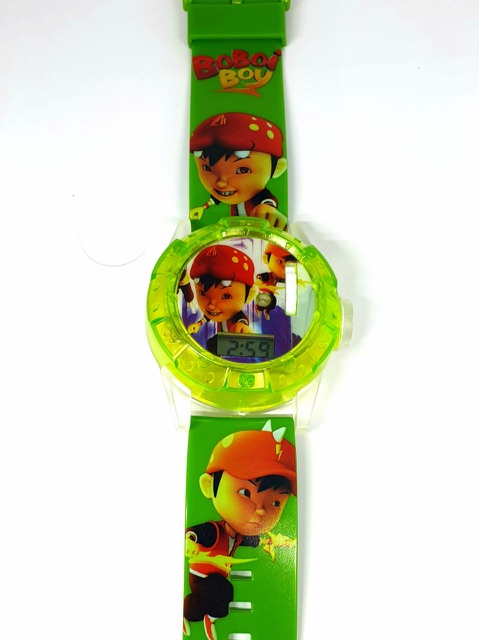 Jam Tangan Anak Melody Laser Proyektor Digital BOBO BOY