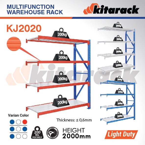 KJ2020 KITARACK JOINTER KS Series WAREHOUSE RACK LIGHT DUTY