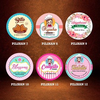 Label 5cm 50 pcs label kue stiker toples idul fitri Label 5cm 50 pcs label kue stiker toples idul fitri