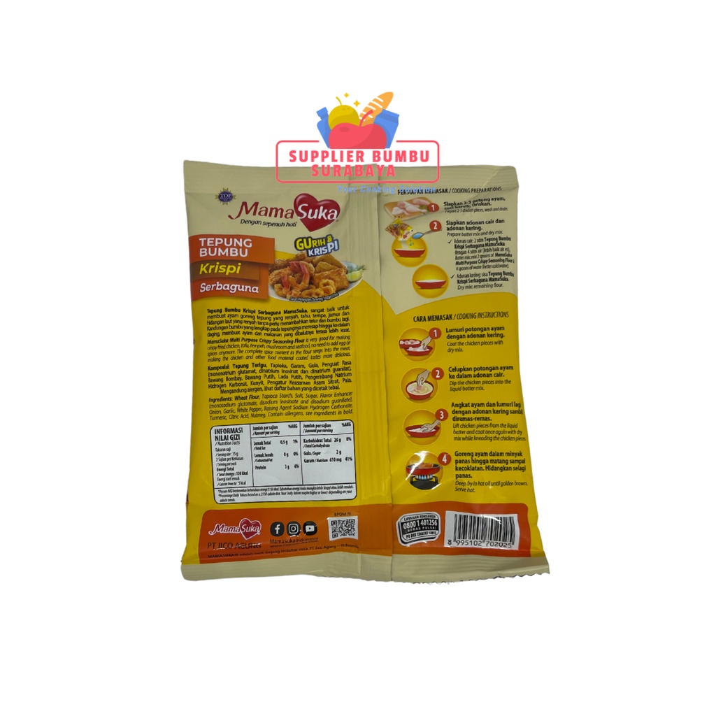 MamaSuka Tepung Bumbu Krispi Crispy Serbaguna