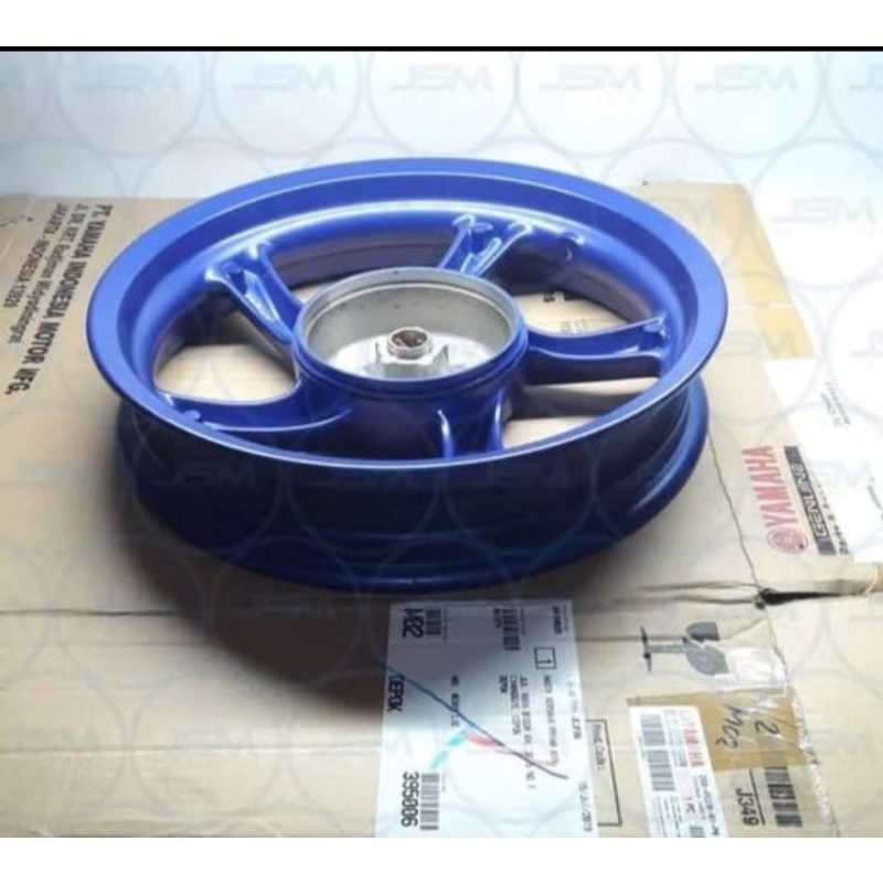 Velg belakang yamaha Aerox 125 biru original