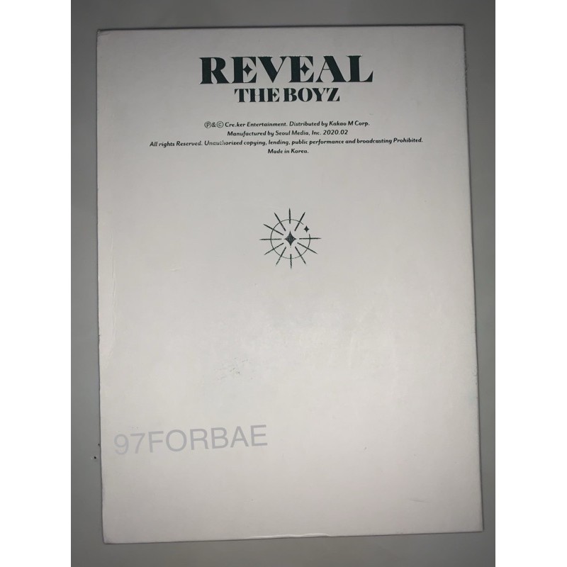 [BOOKED] Album Only Reveal Boy