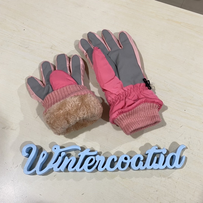 Sarung tangan salju ski gloves snow wanita import waterproof hangat suhu minus kaos tangan winter musim dingin cewek