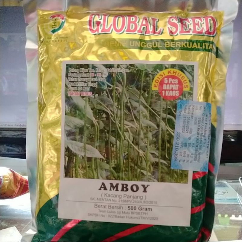 

Benih Kacang Panjang - AMBOY 500Gr