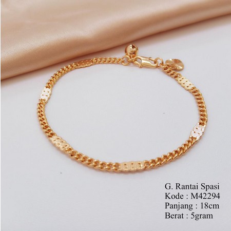 Gelang Tangan Wanita Rantai M42294