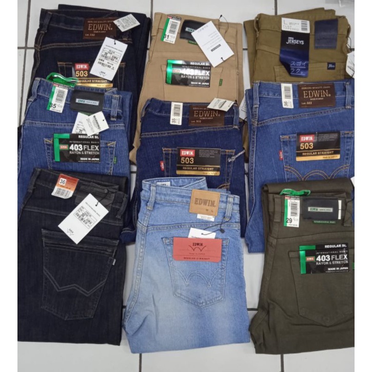 Edwin Jeans Jepang,Japan collection Celana Panjang Pria BIG SIZE# RANDOM#