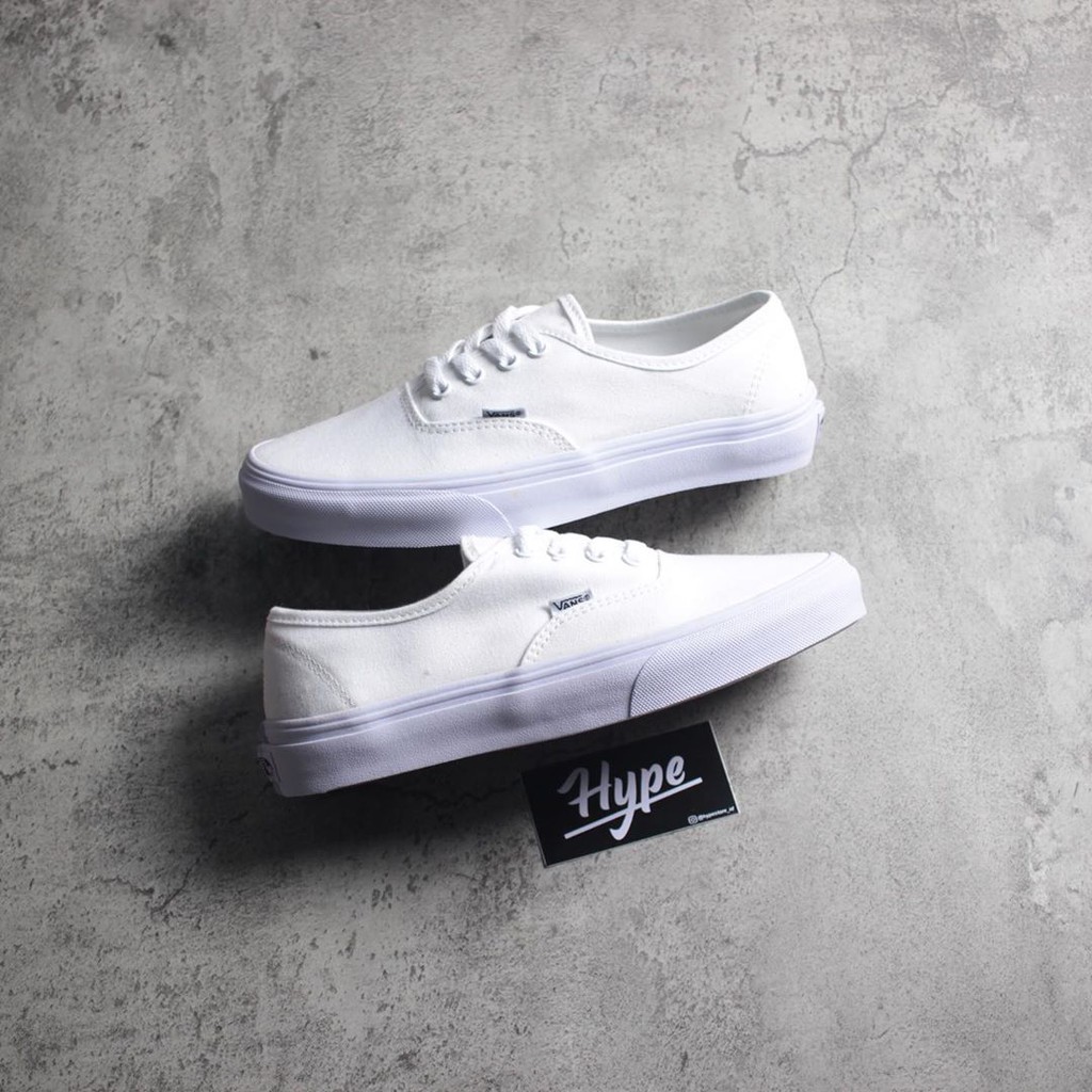 all white classic vans