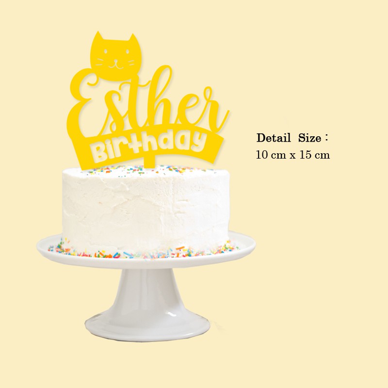 

Happy Birthday Cake Topper