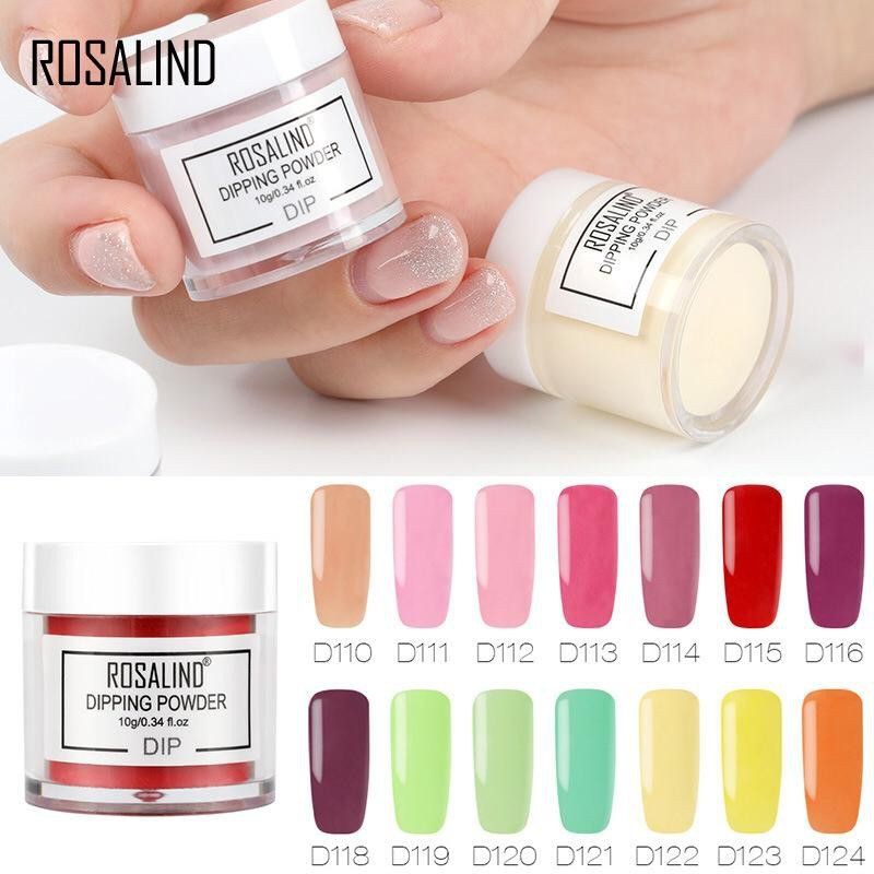 (1 - 20) ROSALIND Dipping Powder untuk nail art kutek kuku Bagus