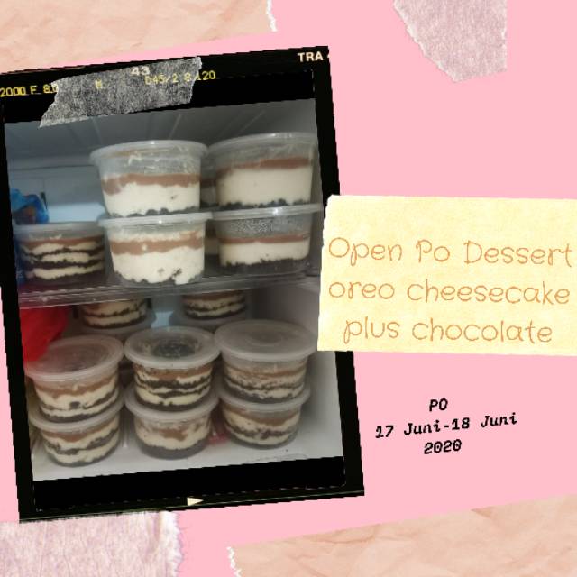 

Dessert Oreo Cheesecake plus Chocolate 300ML (GRAB/GOJEK)