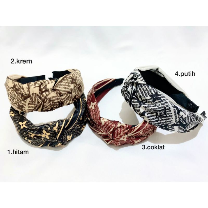 bando korea elv fashion premium import bahan tebal bandana import bando branded band bahan tebal