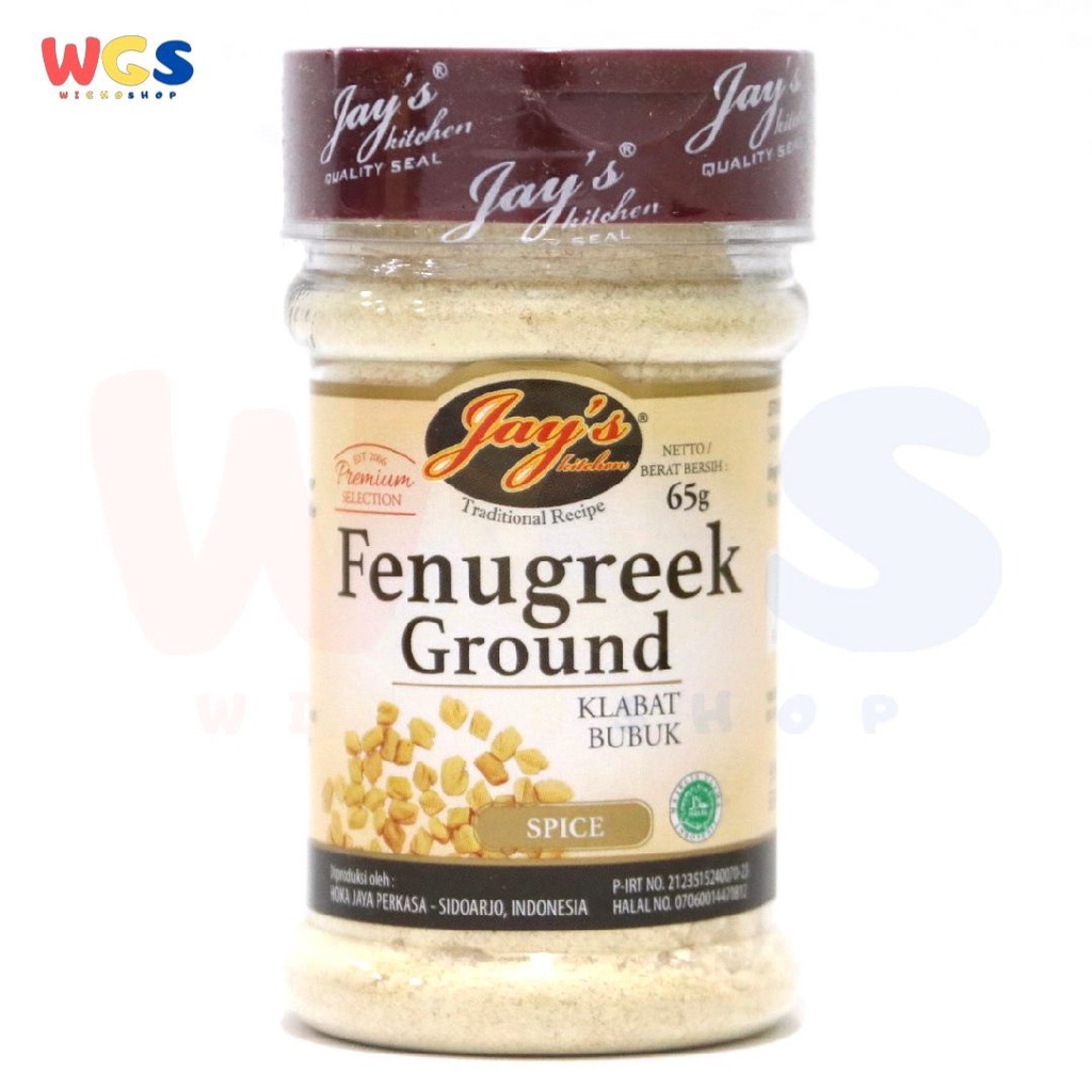 

Jay's Kitchen Jays Fenugreek Ground 65 gr - Bubuk Klabat