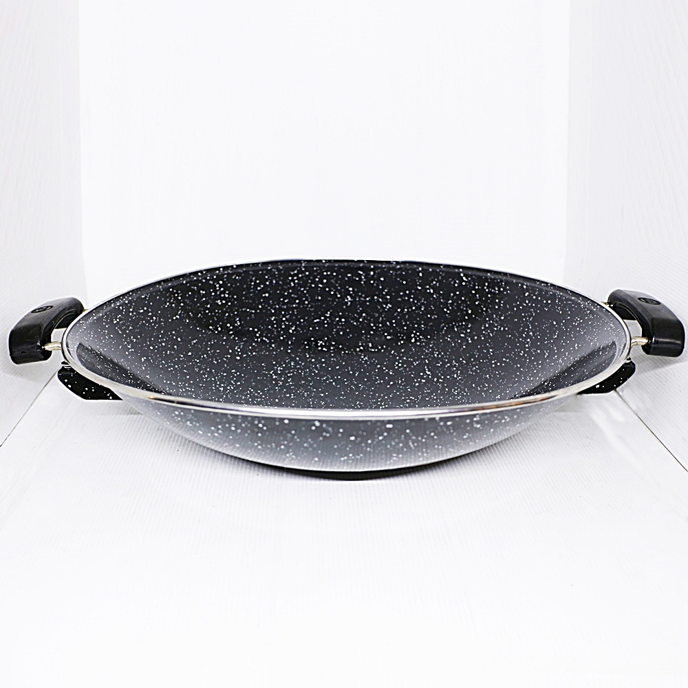Maspion Royal Marble Wajan Kesehatan Enamel - 40 cm