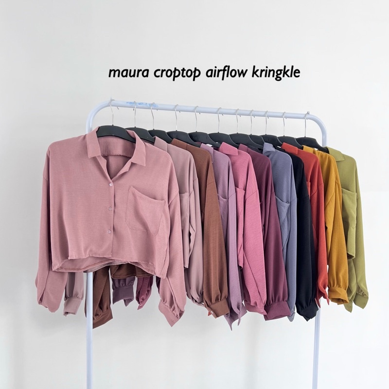 MAURA CROPTOP AIRFLOW KRINGKLE