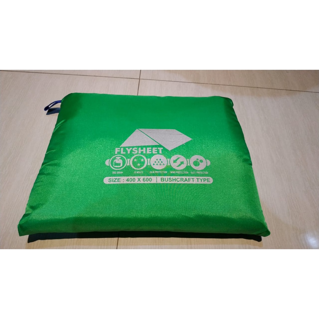 Flysheet 4x6 Meter merk BOGABOO - Pelindung Tenda 19 Lubang - flysheet