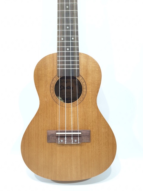 Ukulele Concerto Merk Shelby Tipe SU-23 M STNT Original Ukuran 23 Inc Warna Coklat Tua Ukir Murah