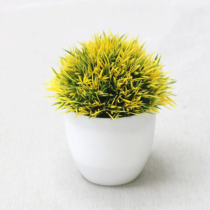 DODORY PT40 Pot Tanaman Hias Bunga Hias Plastik Ornamen Pot Bongsai Artificial Flower Decoration