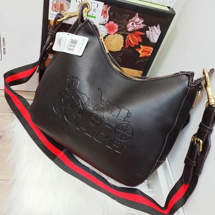 [ SALE ] TAS WANITA  H0B0 BAG KANVAS STRAP TAS SELEMPANG COACH JESS IMPORT QUALITY Tas Selempang Wan