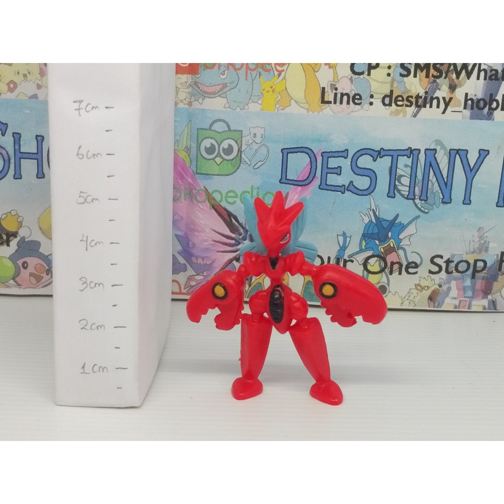 Mega Scizor Mode A Pokemon Figure Mega Evolution Mainan Anak