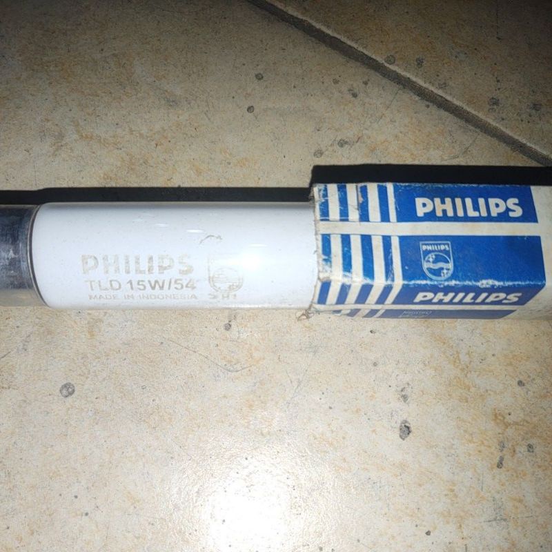 Lampu TL Philips 15W 15Watt 15 W Watt TL-D Neon Putih 45 cm