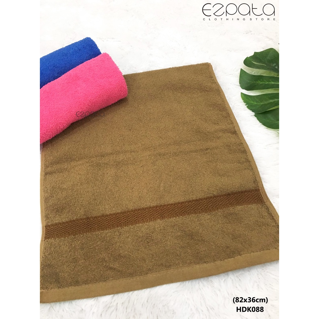 Ezpata Handuk Muka Kecil Unisex Pria Wanita Warna Basic Ukuran 82x36cm Mudah Menyerap Air Terbaru Termurah